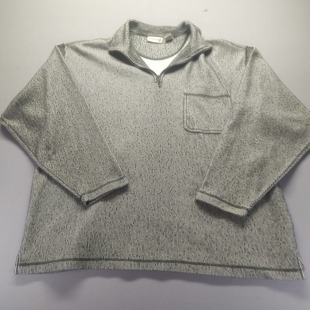 Fieldmaster Green Men's Sweater Size Extra‎ Large With Pocket